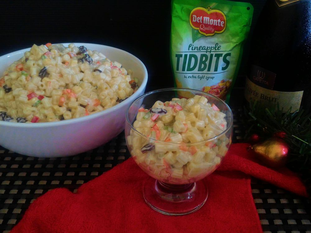 Chicken Macaroni Salad Recipe with Pineapple Bits Mommy Levy