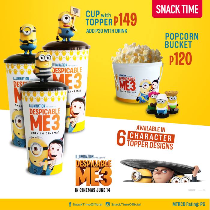 Snack Time Merchandise Featuring the Despicable Me 3 Movie Collectibles ...