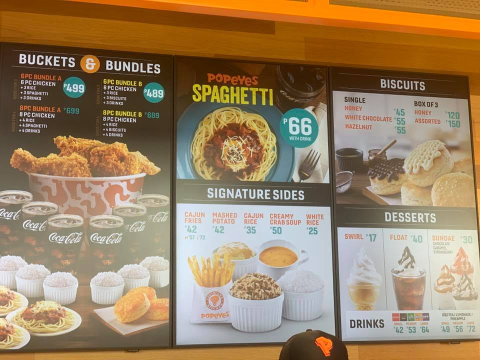 POPEYES Menu and Locations - Mommy Levy